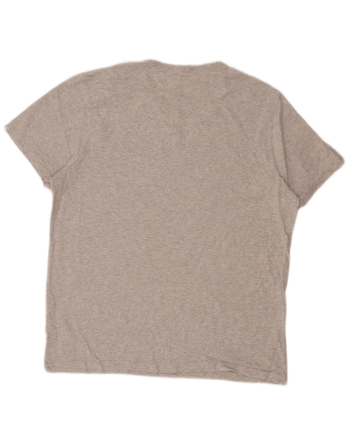 Jack Wills Mens Classic Fit T-Shirt Top Large Grey Cotton