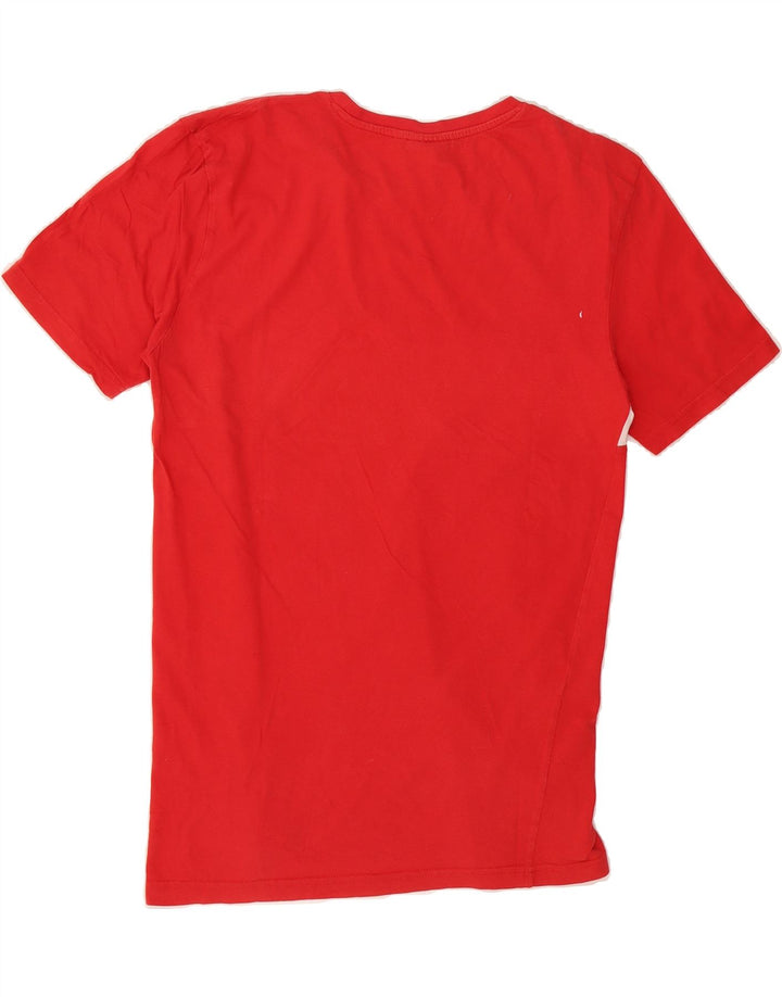 FILA Mens Graphic T-Shirt Top Medium Red Striped Cotton Vintage Fila and Second-Hand Fila from Messina Hembry 