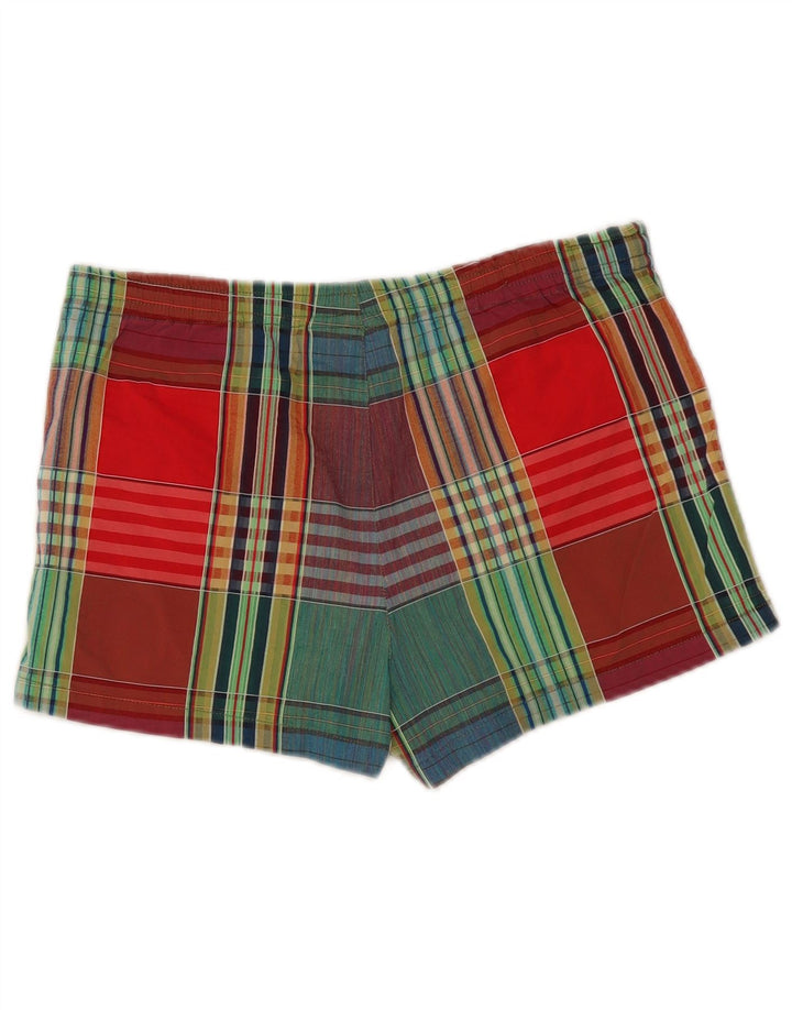 Belfe & Belfe Mens Swimming Shorts IT 50 Large Multicoloured Check Cotton
