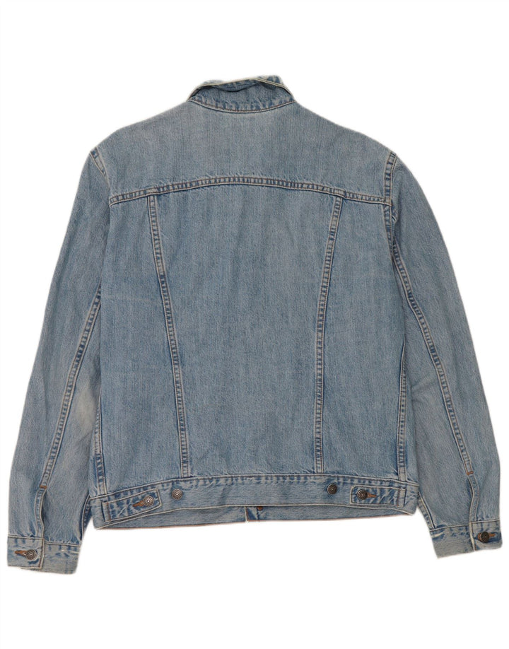 Carrera Mens Denim Jacket UK 40 Large Blue Cotton