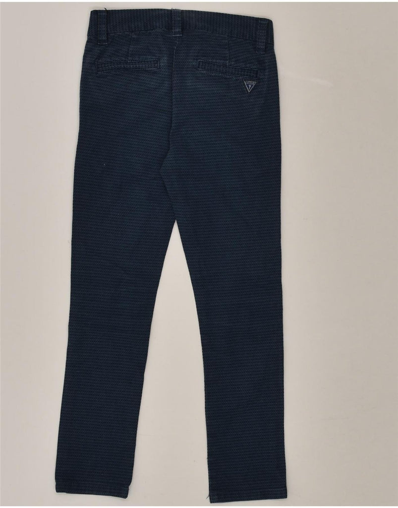 GUESS Boys Slim Chino Trousers 5-6 Years Small W22 L21 Navy Blue Cotton | Vintage Guess | Thrift | Second-Hand Guess | Used Clothing | Messina Hembry 