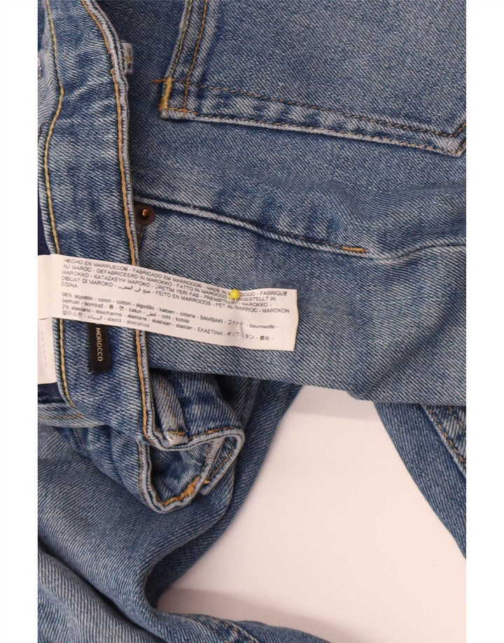 Massimo Dutti Womens Straight Jeans EU 40 Medium W30 L28 Blue Cotton
