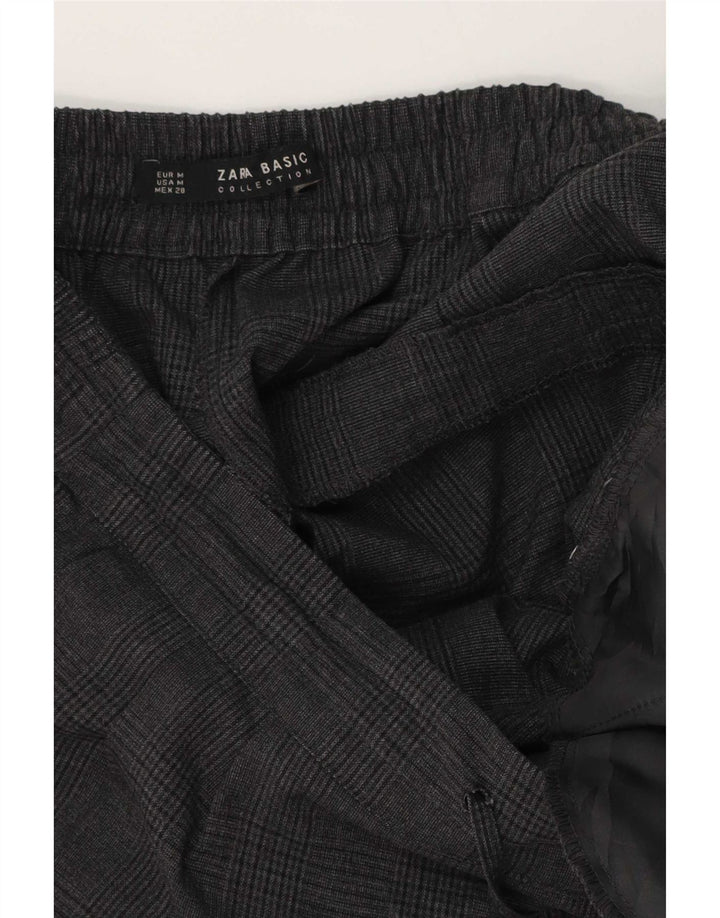 Zara Womens Tapered Chino Trousers Medium W28 L27 Grey