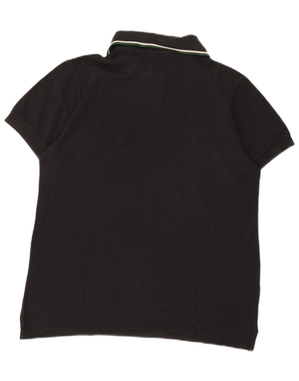 Fred Perry Mens Slim Fit Polo Shirt Medium Black Cotton