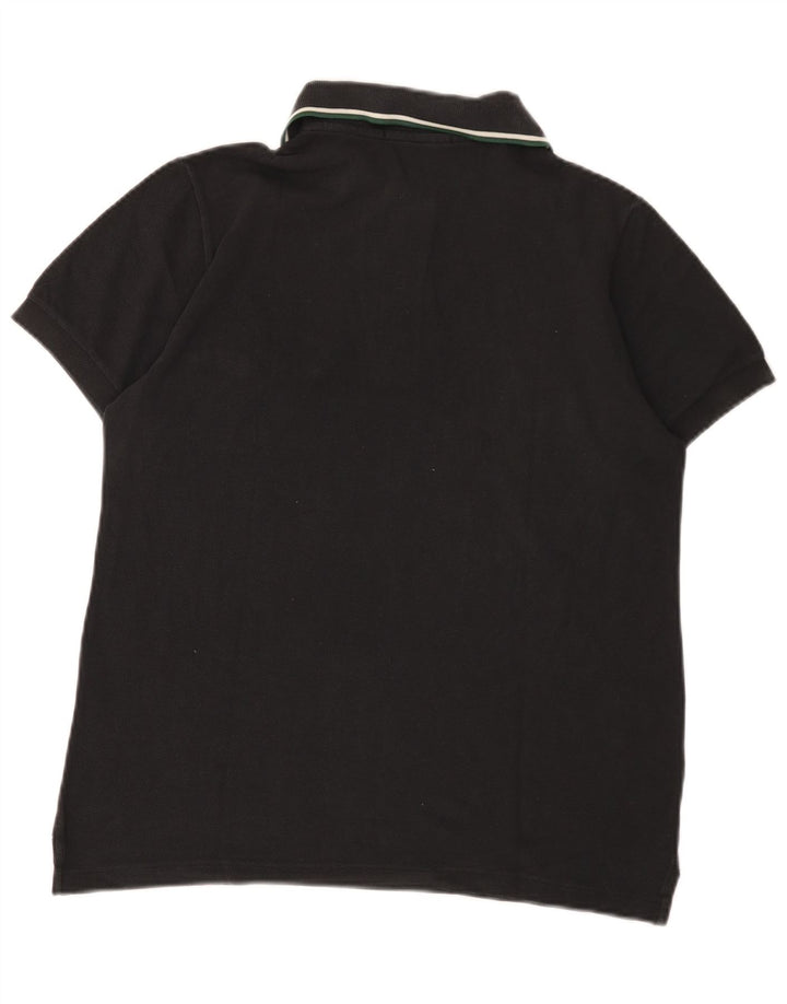 Fred Perry Mens Slim Fit Polo Shirt Medium Black Cotton