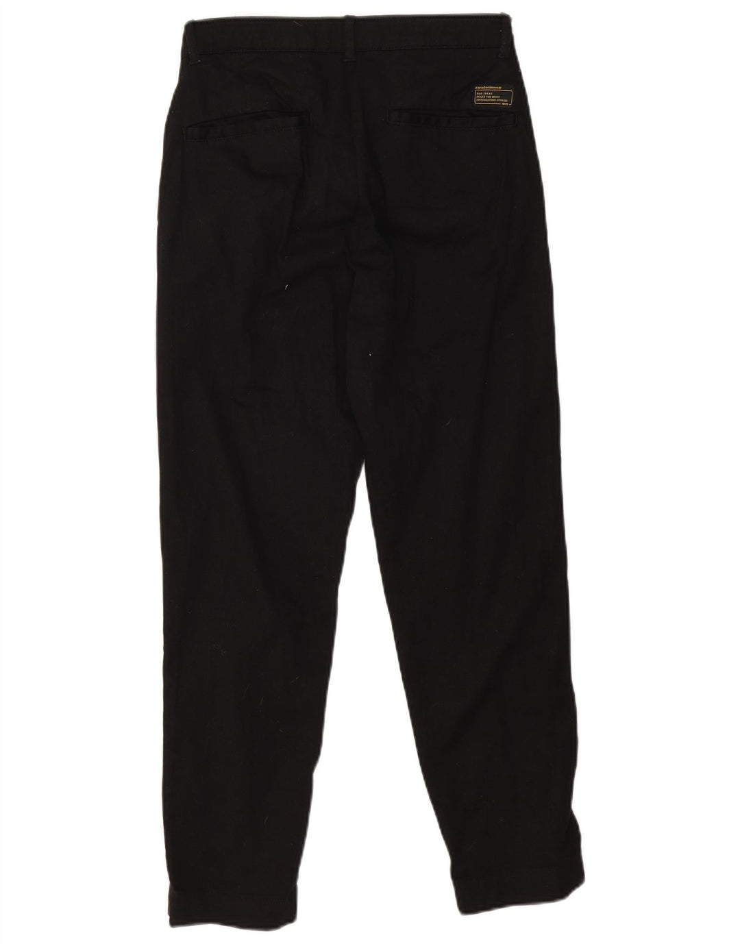 Zara Mens Joggers Chino Trousers Small W26 L26 Black