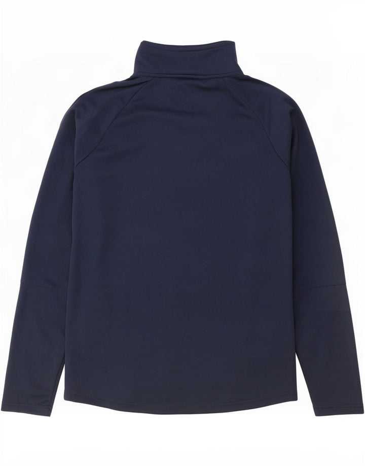 New Balance Mens Graphic Pullover Tracksuit Top Large Navy Blue