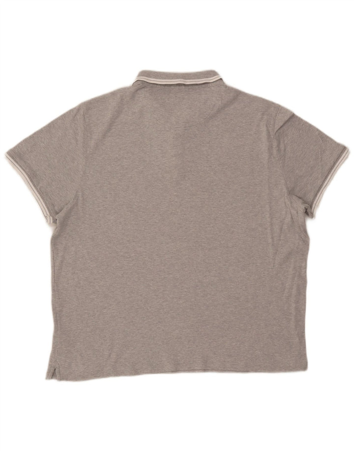 Michael Kors Mens Polo Shirt 2XL Grey Cotton