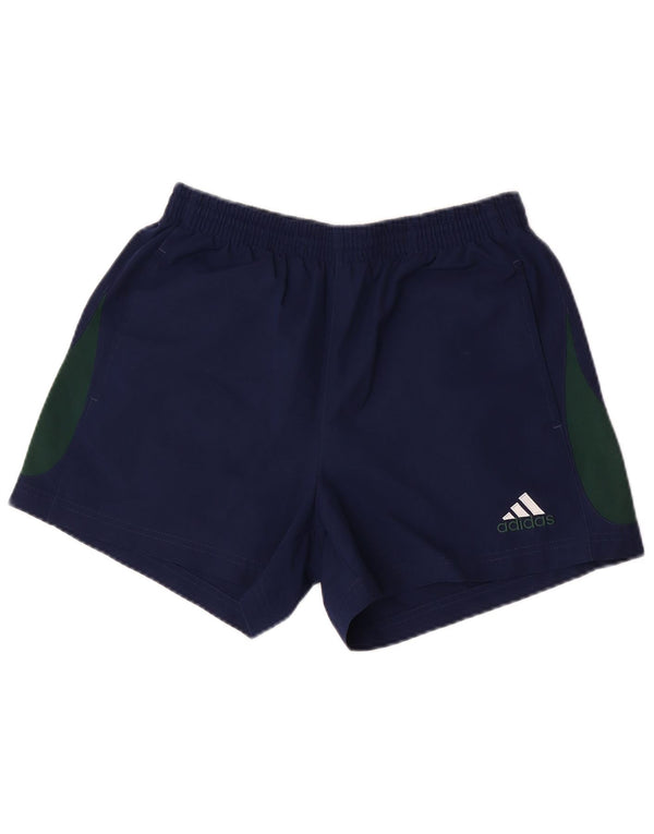 Adidas Mens Sport Shorts Medium  Navy Blue Colourblock Polyester