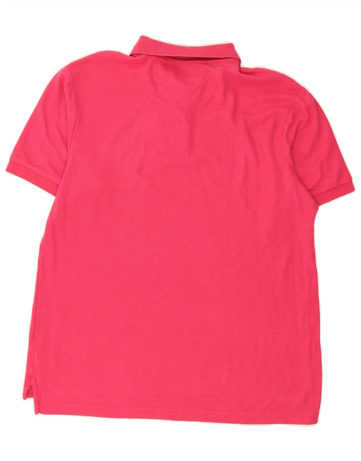 CHAPS Mens Polo Shirt XL Pink Cotton Vintage Chaps and Second-Hand Chaps from Messina Hembry 