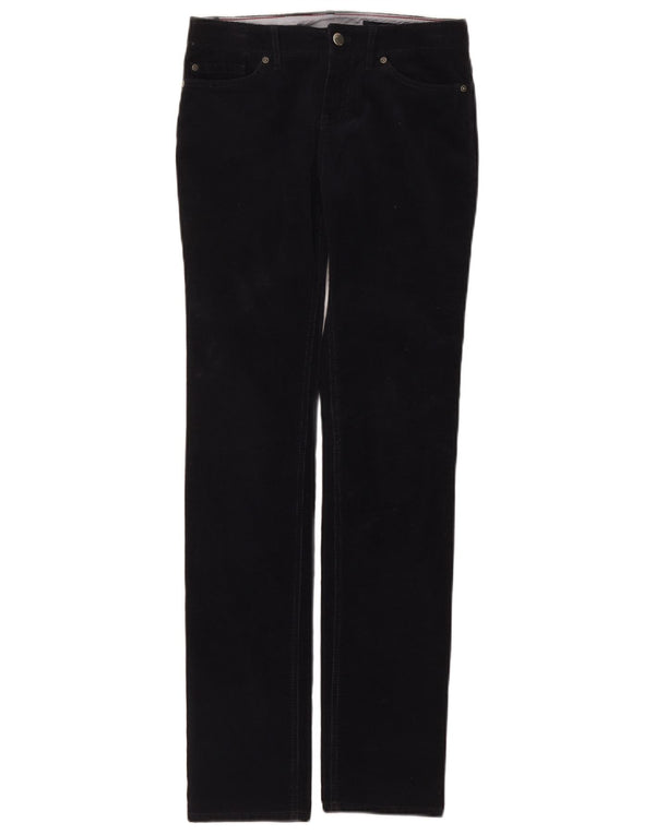 Tommy Hilfiger Womens Slim Corduroy Trousers US 2 XS W25 L31 Navy Blue