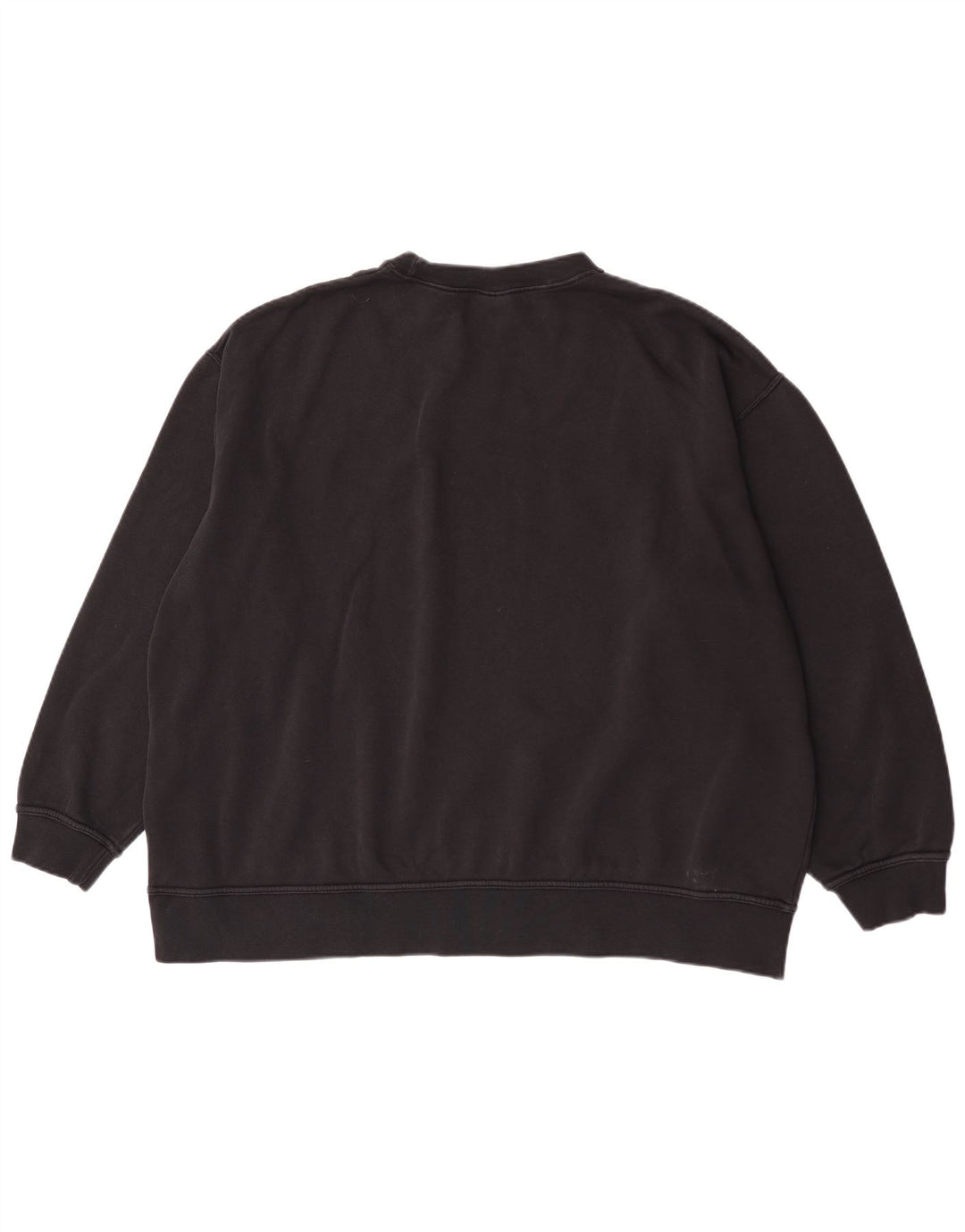 Nike Womens Oversized Sweatshirt Jumper UK 18 XL Black Cotton