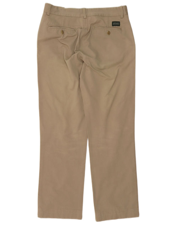 CLASSIC Mens Chino Trousers IT 48 Medium W32 L31 Khaki Cotton