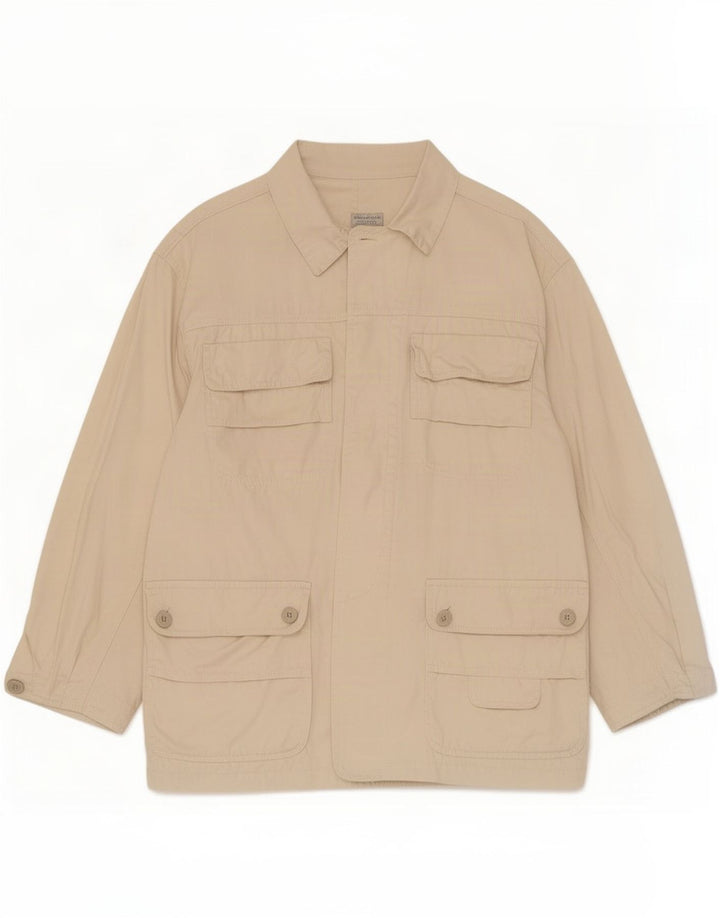 POP 84 Mens Utility Jacket UK 40 Large Beige