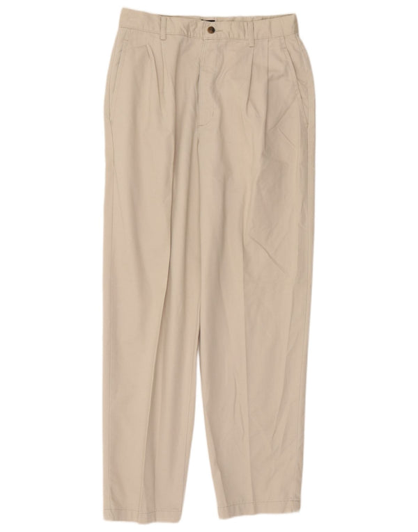 Dockers Womens Pegged Chino Trousers Medium W30 L30 Beige Cotton
