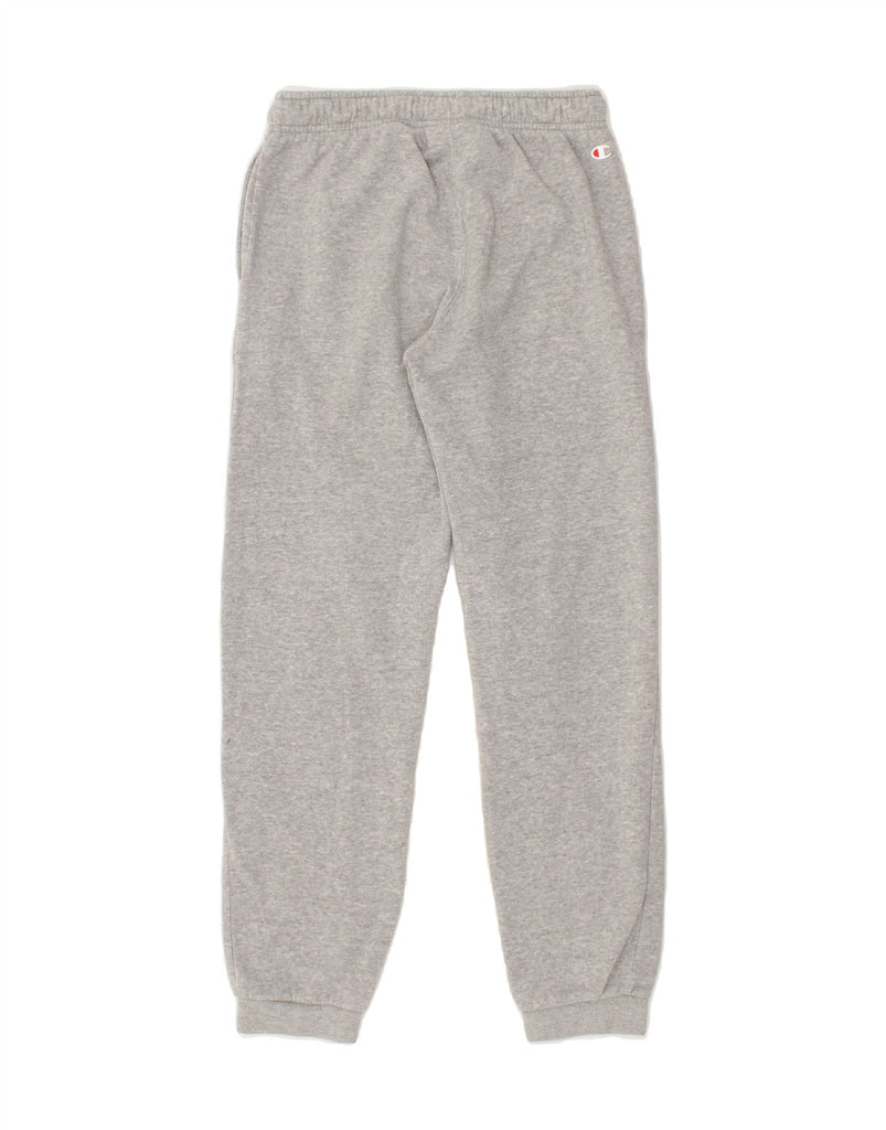 CHAMPION Boys Graphic Tracksuit Trousers Joggers 11-12 Years Large Grey Vintage Champion and Second-Hand Champion from Messina Hembry 