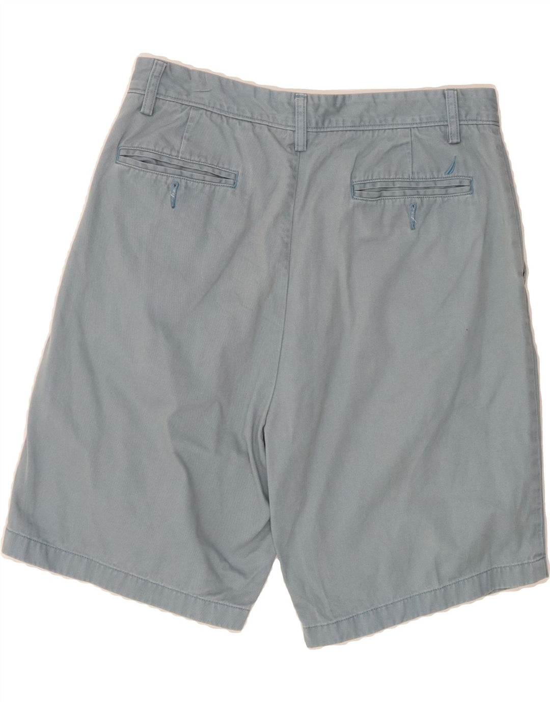NAUTICA Mens Chino Shorts W34 Large  Blue Cotton Vintage Nautica and Second-Hand Nautica from Messina Hembry 
