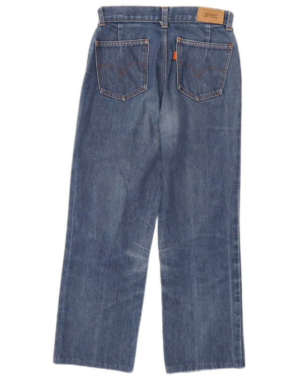 Levi's Womens High Waist Straight Jeans UK 12 Medium W26 L24 Blue