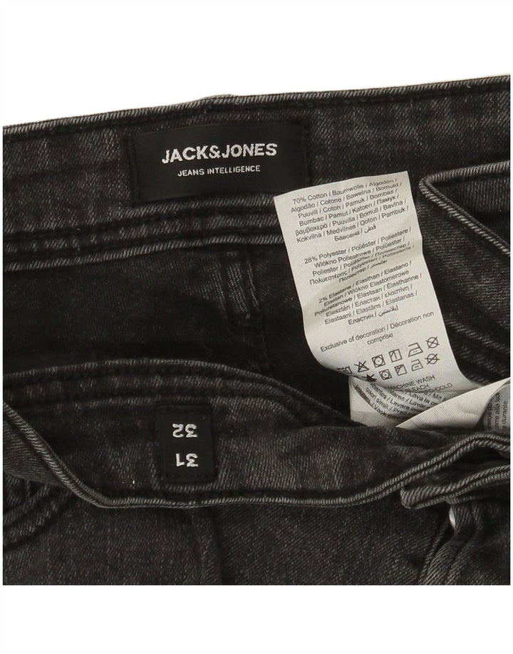 Jack & Jones Mens Slim Jeans W31 L32 Grey Cotton
