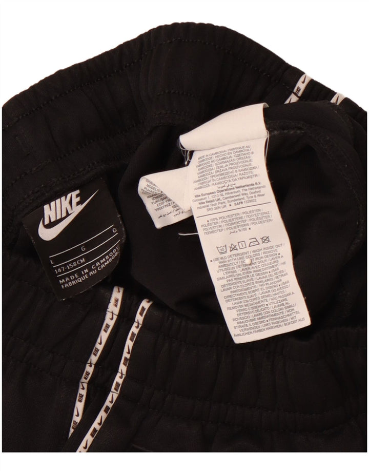 NIKE Boys Graphic Sport Shorts 12-13 Years Large  Black Polyester