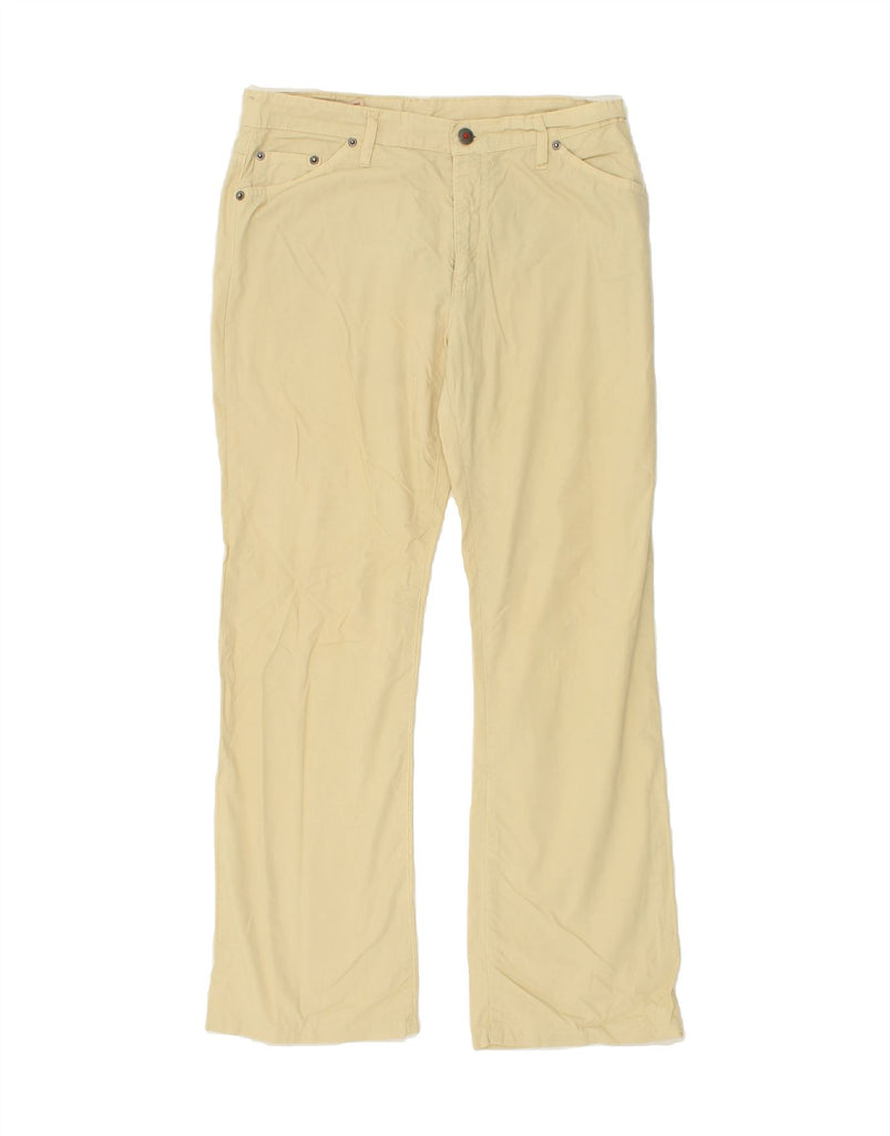 MARLBORO CLASSICS Womens Straight Casual Trousers W31 L28 Yellow Cotton Vintage Marlboro Classics and Second-Hand Marlboro Classics from Messina Hembry 