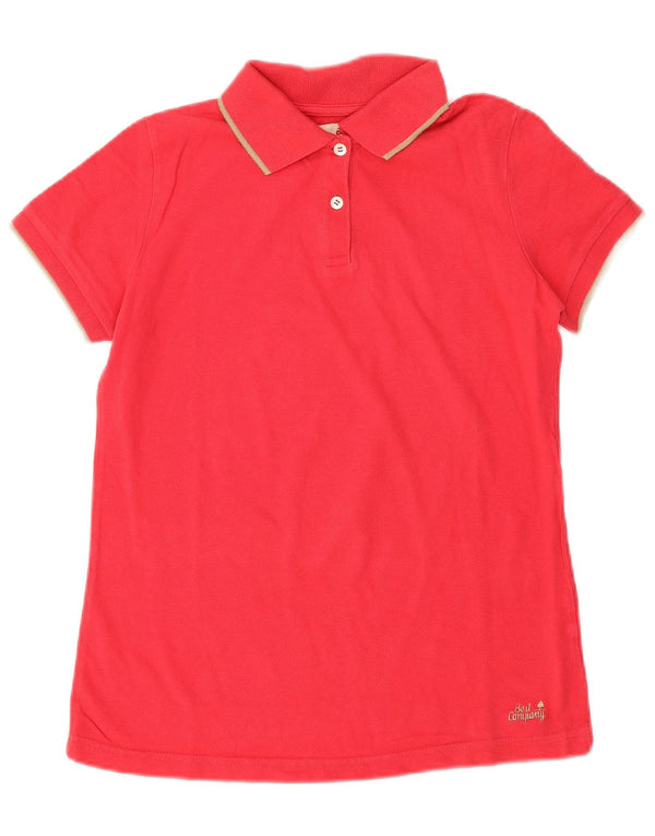 Best Company Womens Polo Shirt UK 10 Small Red Cotton