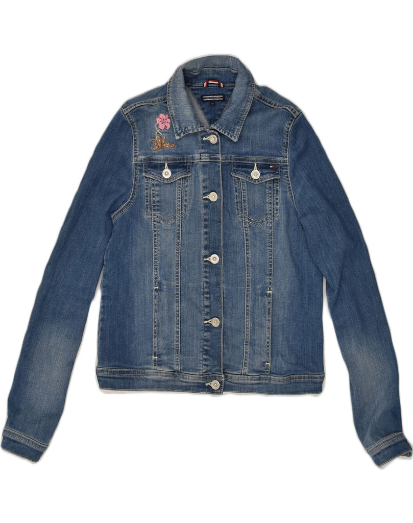 TOMMY HILFIGER Girls Denim Jacket 15-16 Years Blue | Vintage Tommy Hilfiger | Thrift | Second-Hand Tommy Hilfiger | Used Clothing | Messina Hembry 