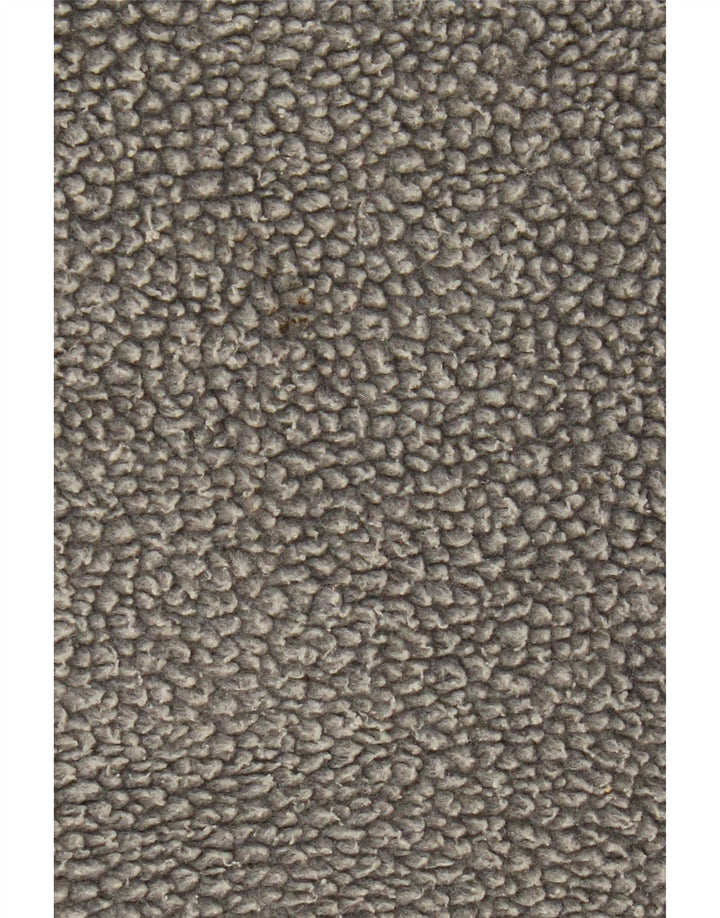 Weird Fish Mens Zip Neck Fleece Jumper Small Grey Polyester