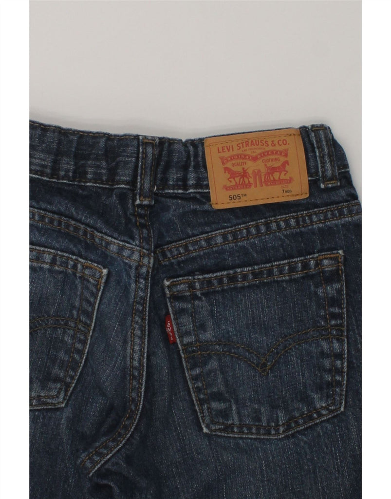 LEVI'S Boys 505 Straight Jeans 6-7 Years W22 L20 Blue Cotton | Vintage Levi's | Thrift | Second-Hand Levi's | Used Clothing | Messina Hembry 