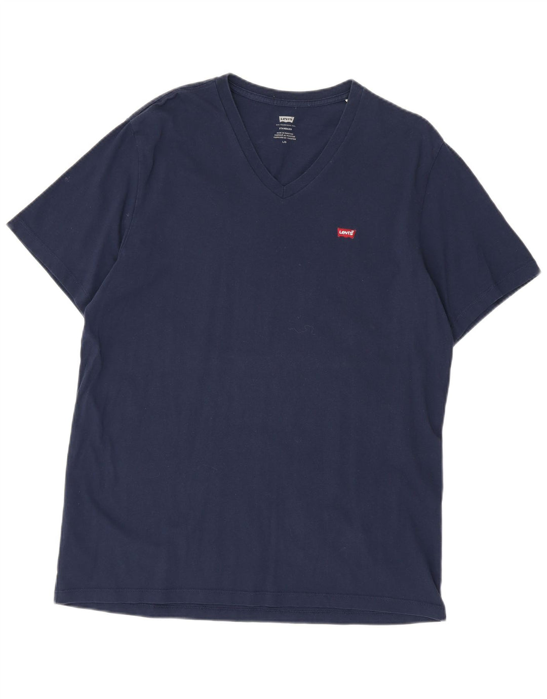 Levi's Mens Standard T-Shirt Top Large Navy Blue