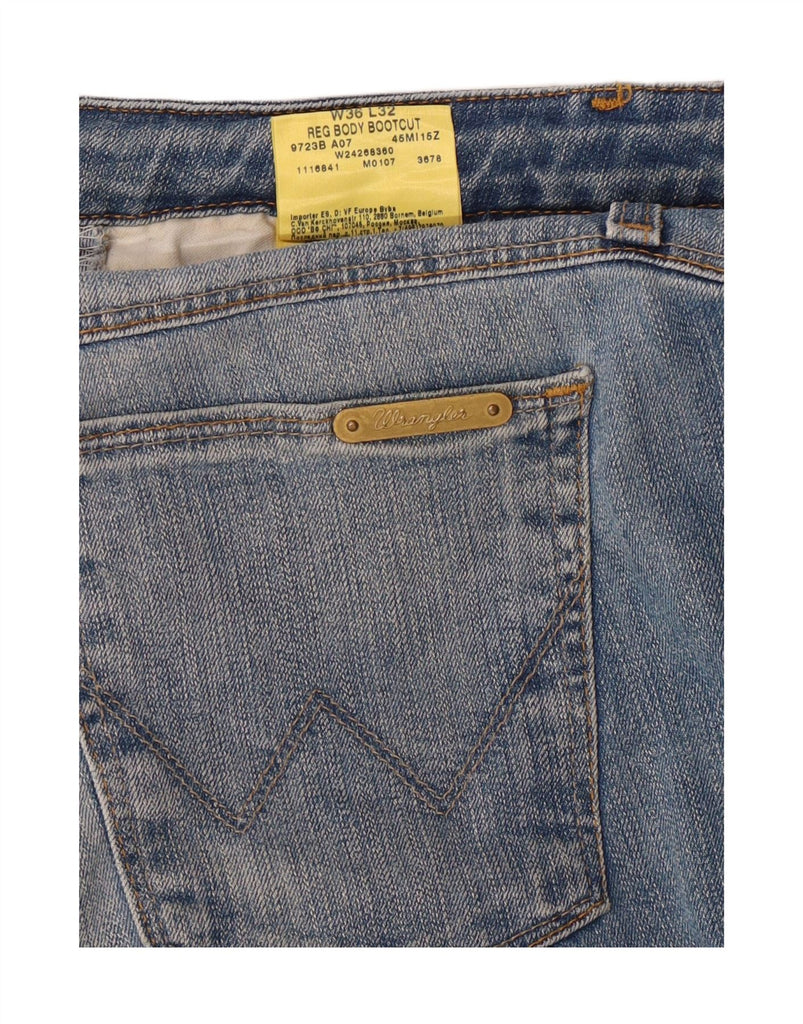 WRANGLER Womens Body Fit Bootcut Jeans W36 L32 Blue Cotton Vintage Wrangler and Second-Hand Wrangler from Messina Hembry 
