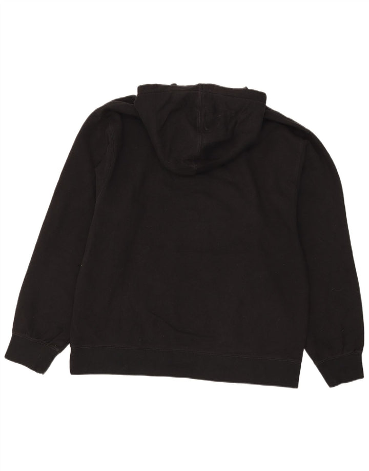 Vans Mens Graphic Hoodie Jumper Large Black Cotton