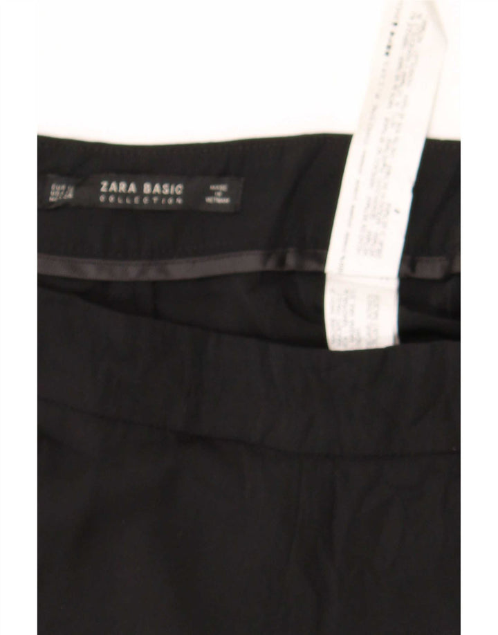 Zara Womens Casual Shorts XS W24 Black Polyester