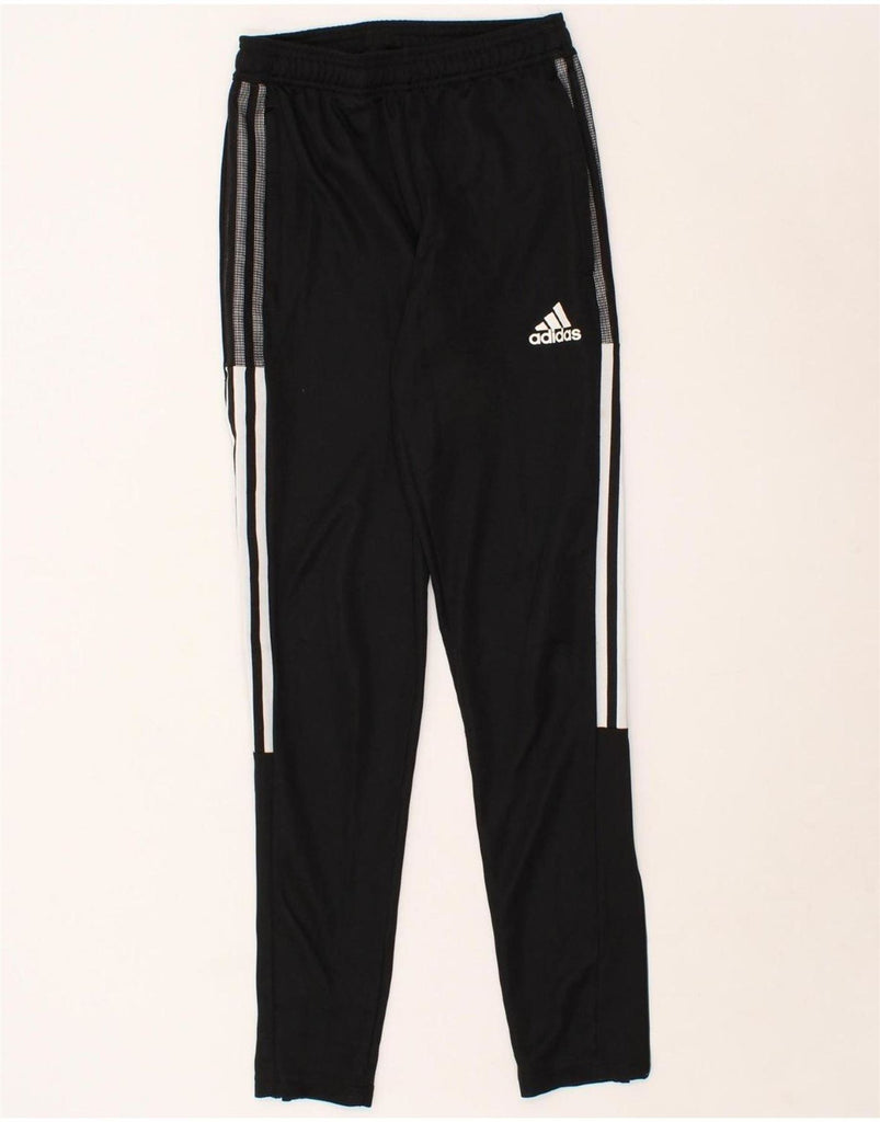 ADIDAS Mens Aeroready Tracksuit Trousers XS Black Polyester Vintage Adidas and Second-Hand Adidas from Messina Hembry 