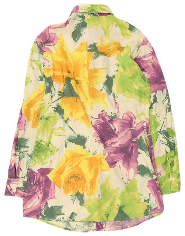 Naracamicie Womens Shirt Dress UK 16 Large Multicoloured Floral