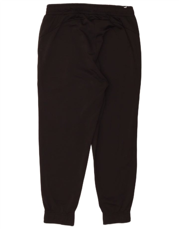 Puma Mens Tracksuit Trousers Joggers Large Black Polyester