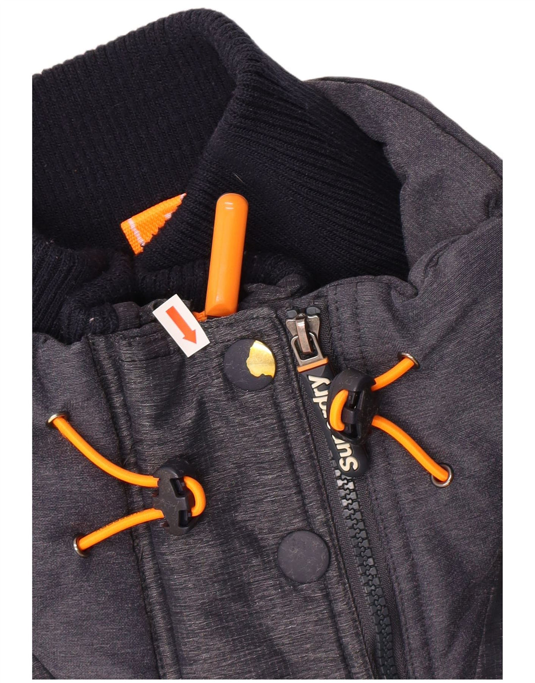 SUPERDRY Womens Windbreaker Jacket UK 14 Medium Blue Nylon