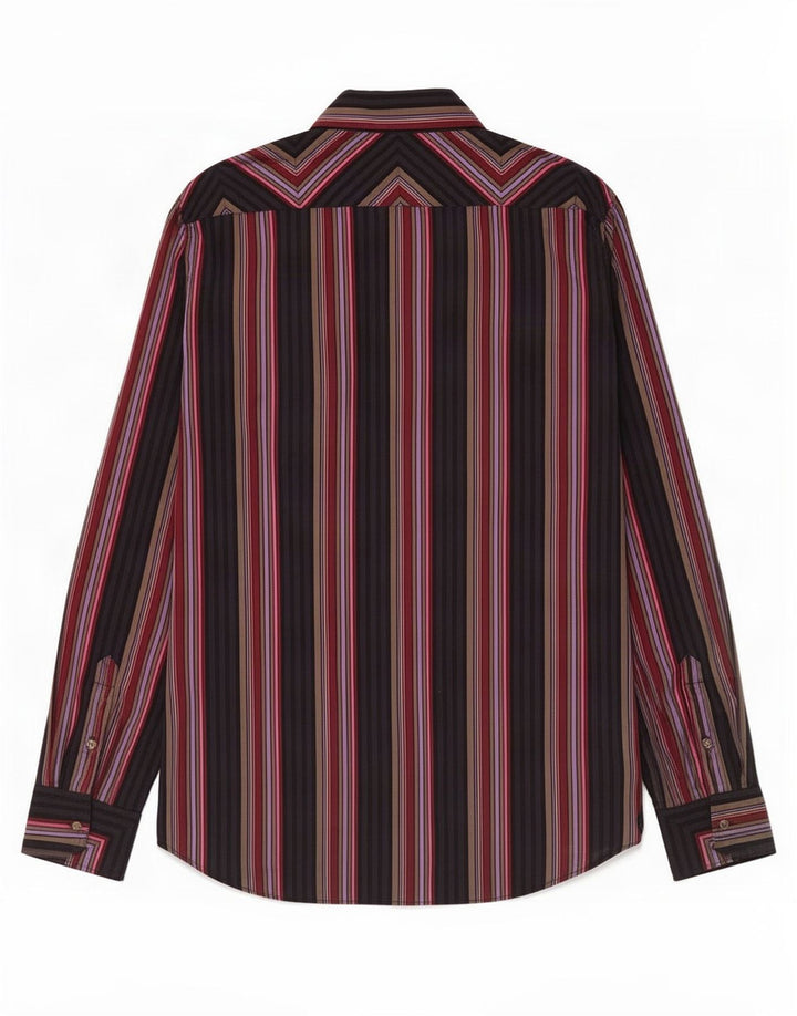 Ted Baker Mens Shirt Size 3 Medium Multicoloured Striped Cotton