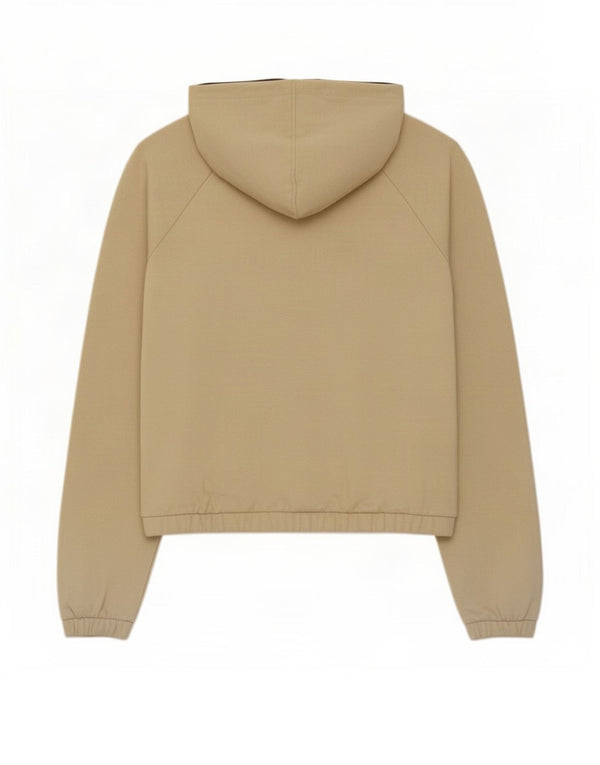 Arena Girls Graphic Hoodie Jumper 13-14 Years Beige Cotton