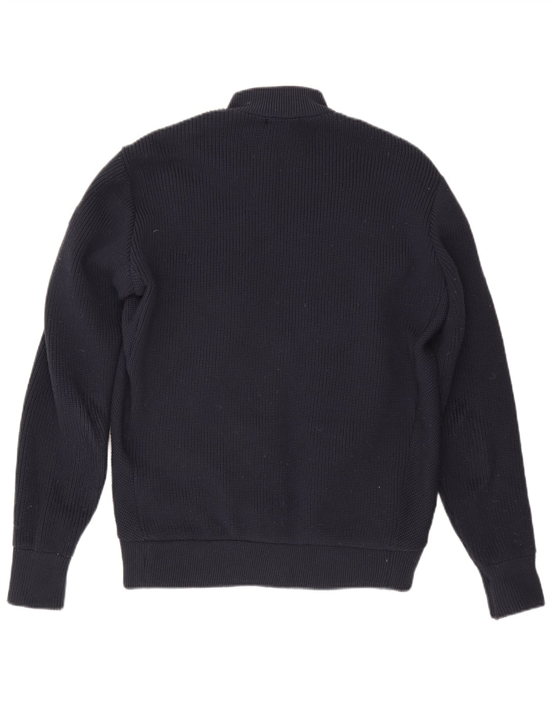 North Sails Mens Cardigan Sweater Large Navy Blue Polyester