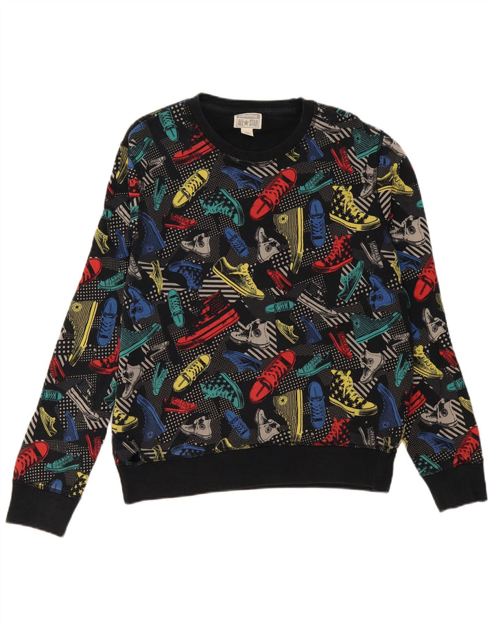 Converse Mens Graphic Sweatshirt Jumper Medium Multicoloured Cotton