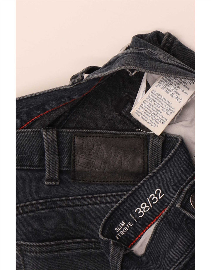 Tommy Hilfiger Mens Slim Jeans W38 L32 Blue Cotton