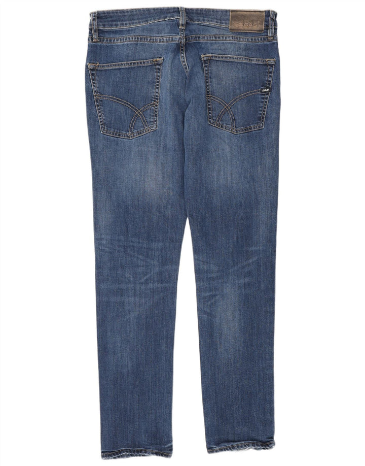 Gap Mens Distressed Slim Jeans  W32 L32 Blue Cotton