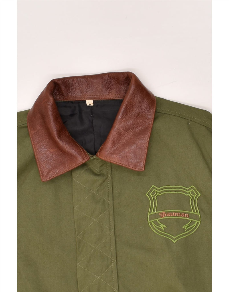 VINTAGE Mens Bomber Jacket UK 40 Large Khaki | Vintage Vintage | Thrift | Second-Hand Vintage | Used Clothing | Messina Hembry 