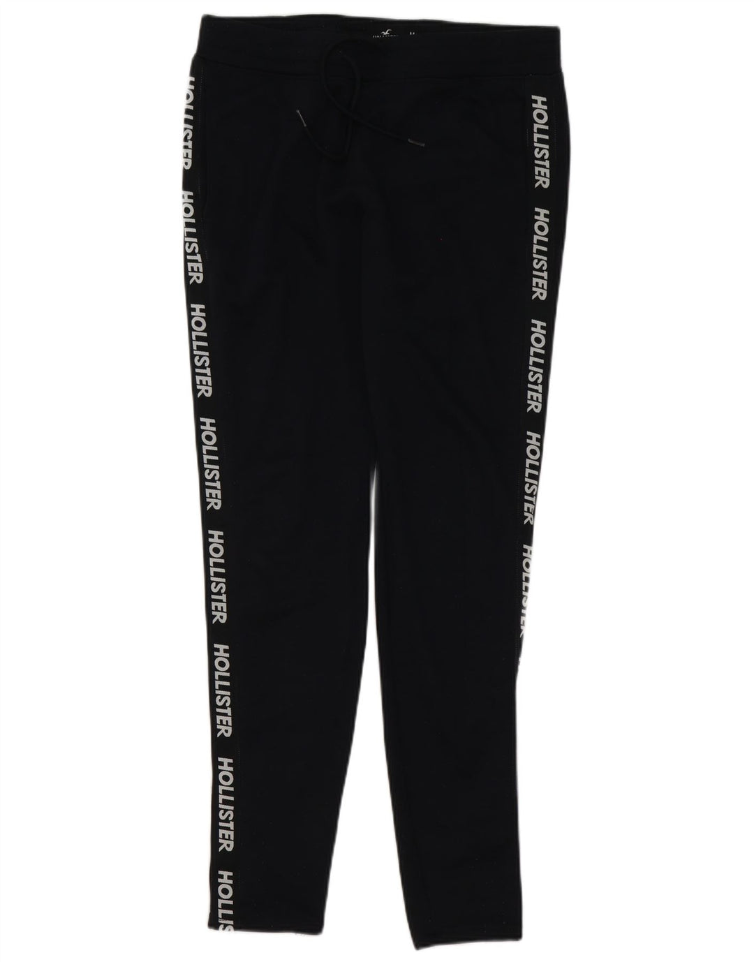 Hollister Mens Graphic Tracksuit Trousers Medium Navy Blue Cotton