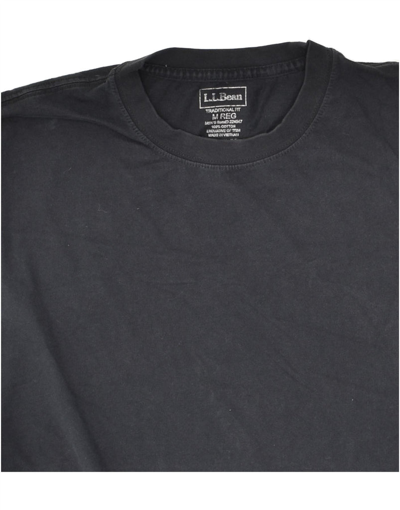L.L.BEAN Mens Traditional Fit T-Shirt Top Medium Black Cotton | Vintage L.L.Bean | Thrift | Second-Hand L.L.Bean | Used Clothing | Messina Hembry 