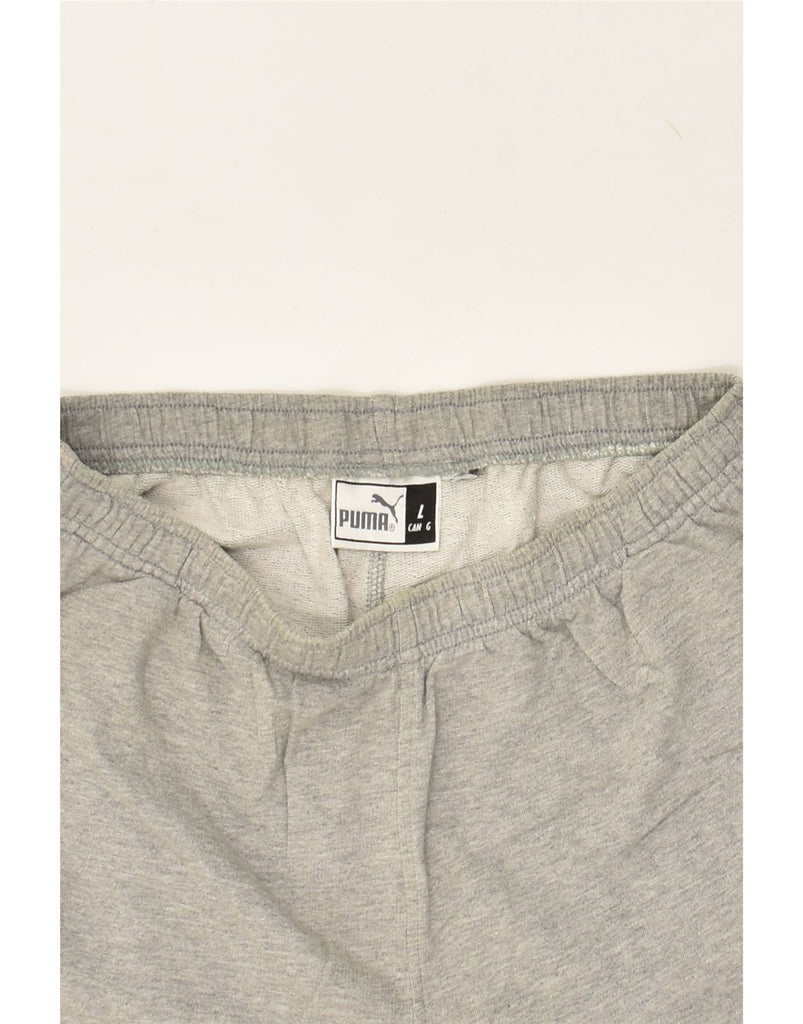 PUMA Mens Sport Shorts Large Grey | Vintage Puma | Thrift | Second-Hand Puma | Used Clothing | Messina Hembry 