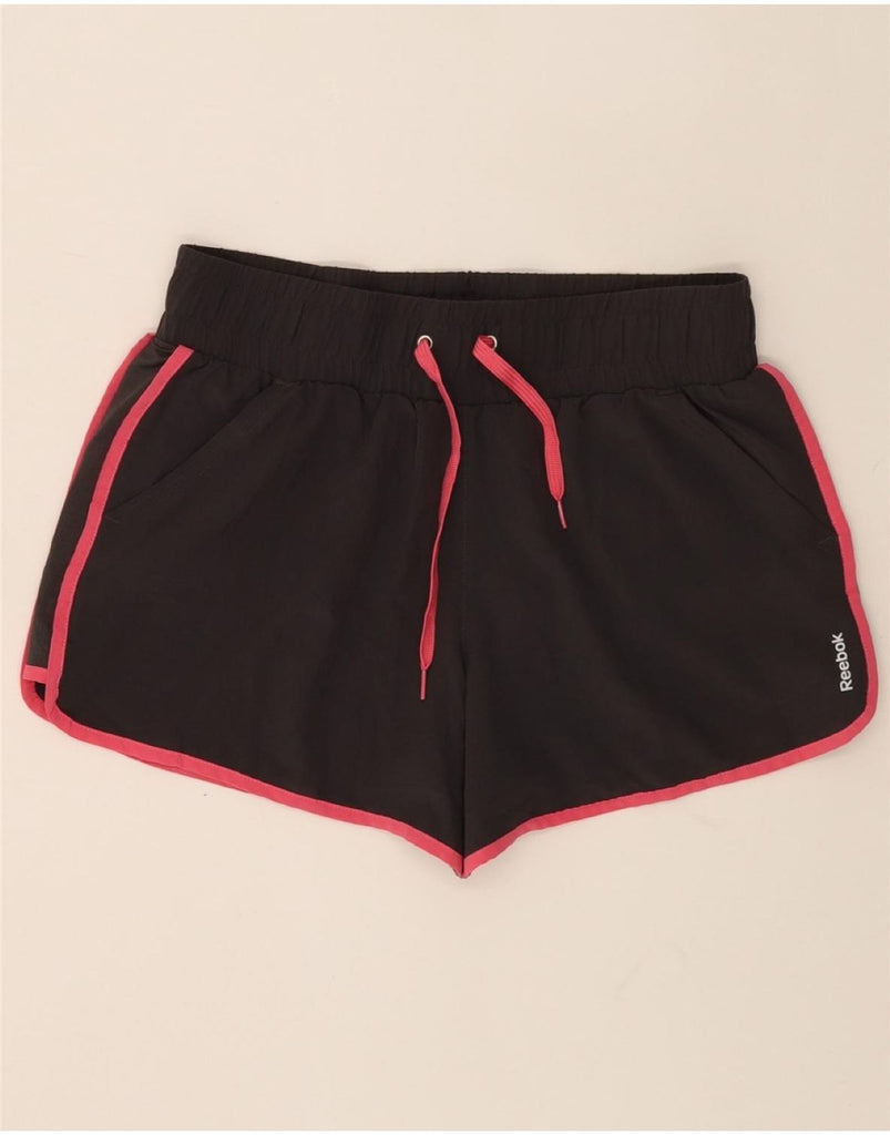 REEBOK Womens Sport Shorts UK 16 Large Grey Polyester Vintage Reebok and Second-Hand Reebok from Messina Hembry 