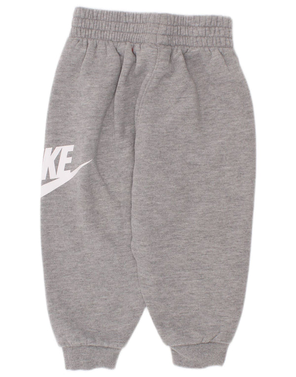 Nike Baby Boys Graphic Joggers Tracksuit Trousers 18-24 Months Grey Flecked