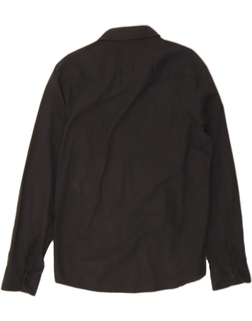 MOSCHINO Mens Graphic Shirt Large Black Cotton Vintage Moschino and Second-Hand Moschino from Messina Hembry 